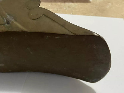 Antigo Vaso Para Flores Floreira De Parede Bronze