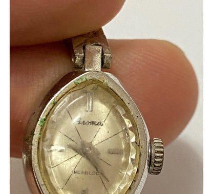 Relógio Antigo Oval Suiço Aroma Incabloc