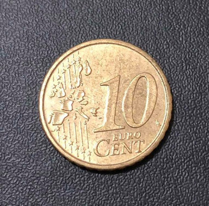 Moeda Antiga Alemanha 10 Euro Cent 2002 #lote03