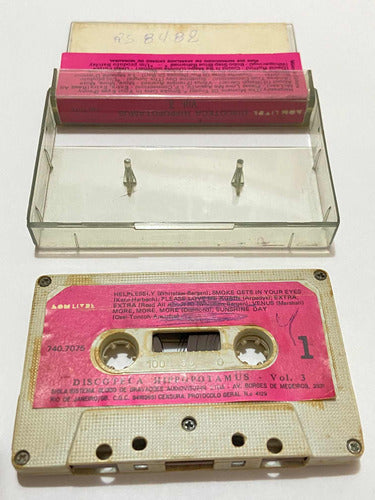 Antiga Fita Cassete K7 Som Livre - Discoteca Hippopotamus