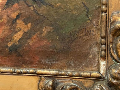 Quadro Antigo / Raro - Pintura Lourenço Peixoto 1922