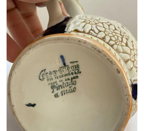 Caneca Cerâmica Antiga 1966 Festa Da Cerveja Clube Pinheiros