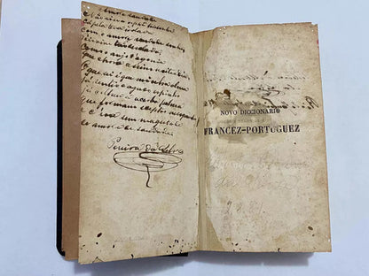 Dicionário Antigo Francês Português 1879 José Da Fonseca