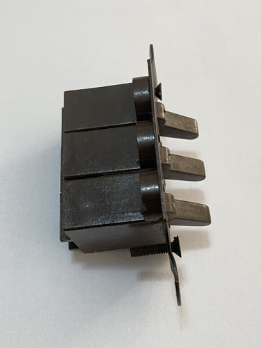 Antigo Interruptor Triplo Em Baquelite