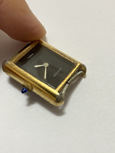 Relógio Antigo Cartier Paris Dourado