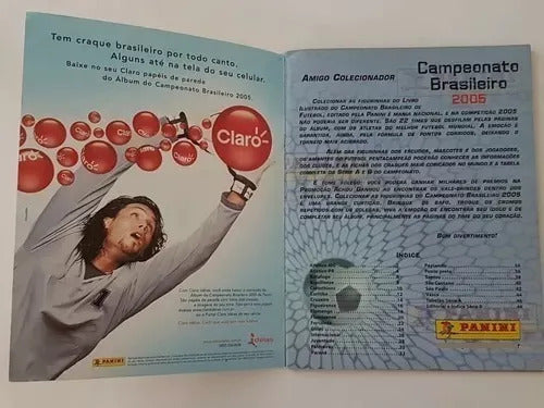 Album De Figurinhas Campeonato Brasileiro 2005 Panini