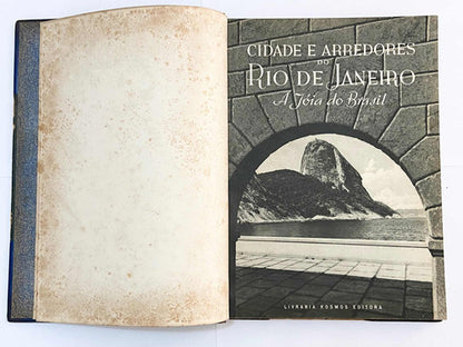 Antigo Livro Com Imagens Rio De Janeiro Cidade E Arredores