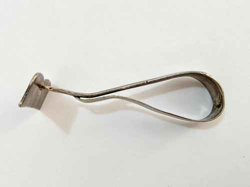 Antigo Raspador Talher Pazinha Cor Prata