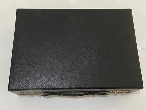 Mala De Mão Maleta Antiga De Acessórios Com Espelho