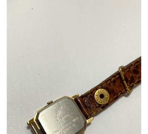 Relógio Antigo Orient Quartz Japan Pulseira Eberle