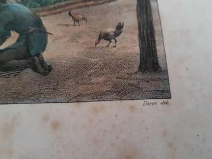 Quadro Litografia Antiga Rugendas Brasil Imperial 1835