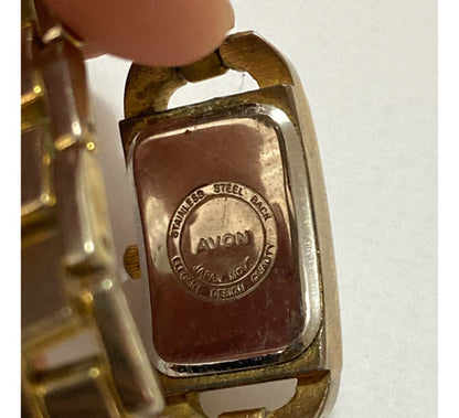 Relógio Antigo Quartz Avon Com Pedras