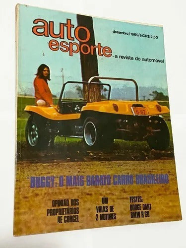 Antiga Revista Auto Esporte 1969 Automoveis