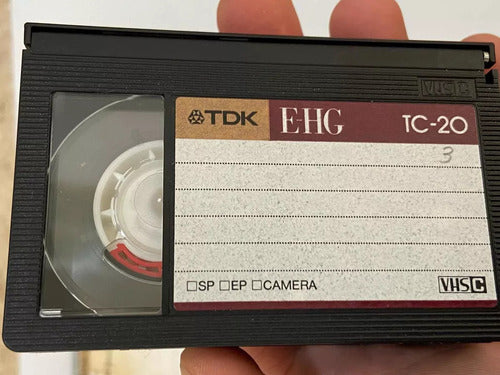 Lote Antigas Mini Fitas Tdk Vhs