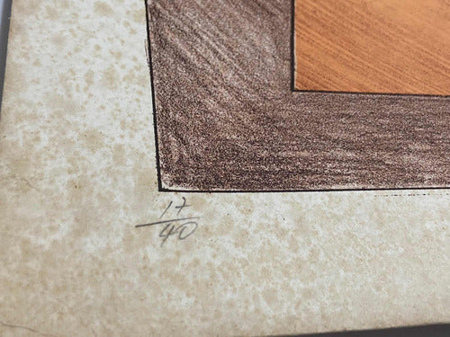 Quadro Gravura Antiga Paulo Calazans Assinada E Numerada