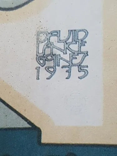 Quadro Poster Antigo David Lance 1975 Velo Sport Bicycles