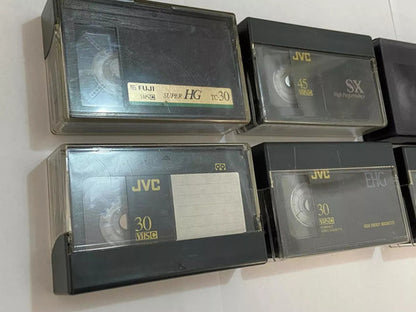 Lote Antigas Mini Fitas Jvc Vhs