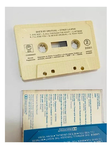 Antiga Fita K7 Cassete Cyndi Lauper Shes So Unusual