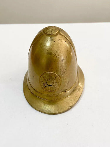 Abridor De Garrafa De Bronze Antigo Em Forma De Capacete