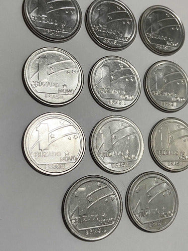 Lote Moedas Antigas Brasil 1 Cruzado