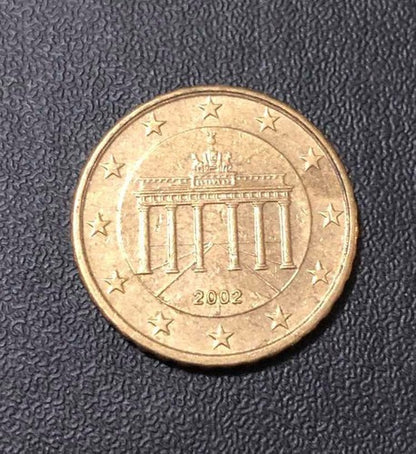 Moeda Antiga Alemanha 10 Euro Cent 2002 #lote03