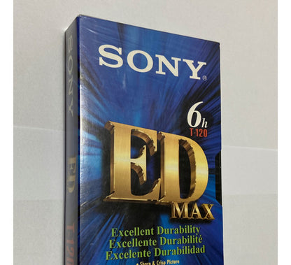 Fita Antiga Vhs Sony 6 Horas T 120 Lacrada