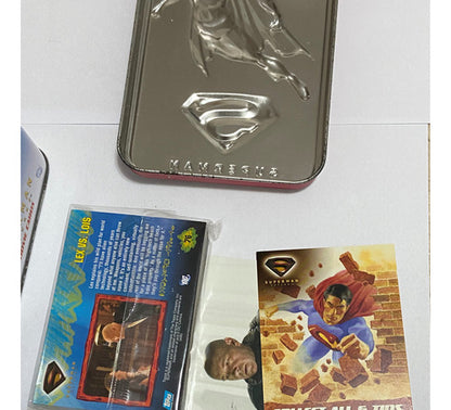 Superman Returns Movie Cards Lata Com 37 Cartas Dc Comics