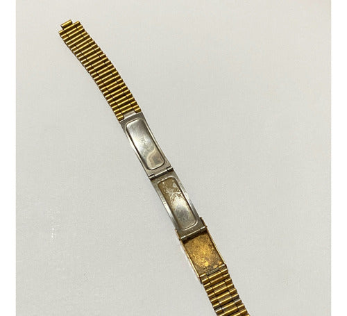 Pulseira De Relógio Antiga Dourada Technos 18mm