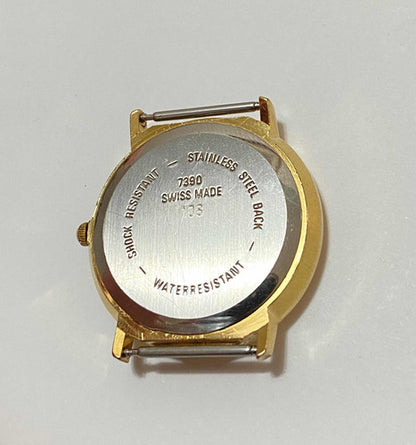 Relógio Antigo Suiço Emilio Carducci Folhado Ouro 33mm