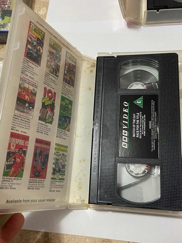 Antigas Fitas Vhs Bbc Futebol Inglês Premier League
