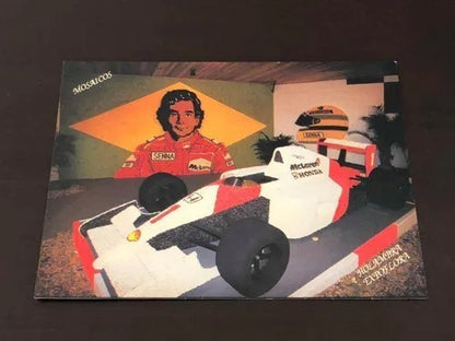 Cartão Postal Antigo Ayrton Senna Holambra
