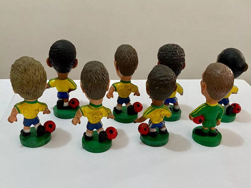 Coleção Bonecos Antigos Coca Cola Mini Craque Brasil Copa 98
