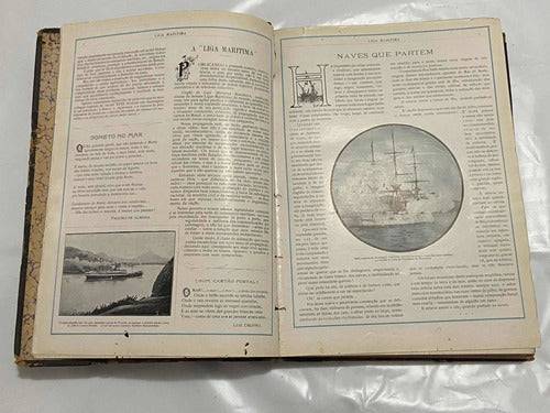 Coleção Revistas Antigas Liga Marítima Brasileira - Lote 11