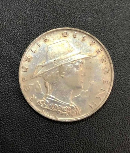 Moeda Antiga 1925 Austria 10 Groschen