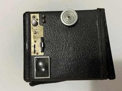 Câmera Antiga Kodak Six-20 London Com Capa
