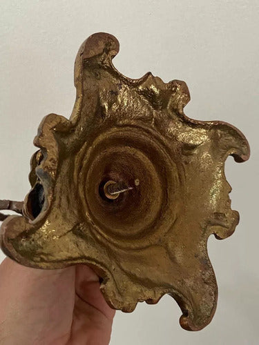 Suporte De Fruteira Em Bronze