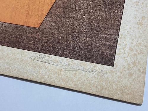 Quadro Gravura Antiga Paulo Calazans Assinada E Numerada