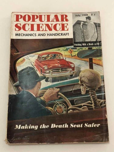 Revista Antiga De Automóveis 1950 Popular Science
