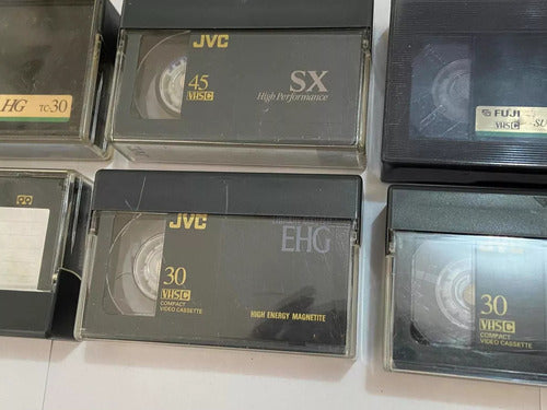 Lote Antigas Mini Fitas Jvc Vhs