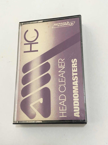 Fita Cassete K7 De Limpeza Antiga Audiomasters Headcleaner