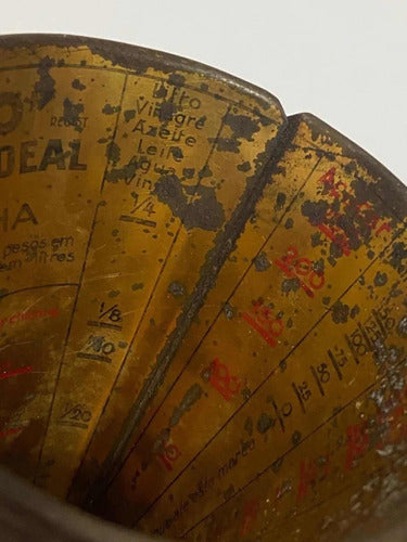 Antigo Medidor Marca - Gato Ideal Para Cozinha