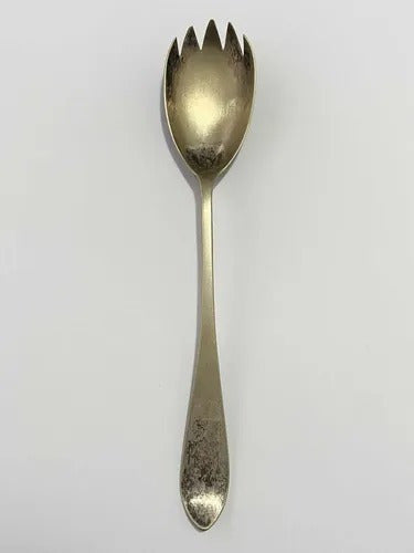 Antiga Colher De Prata Com Marca