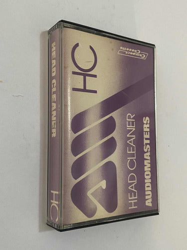 Fita Cassete K7 De Limpeza Antiga Audiomasters Headcleaner