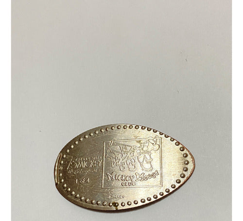 Placa Medalha Antiga 75 Anos Mickey Mouse Club Walt Disney 1