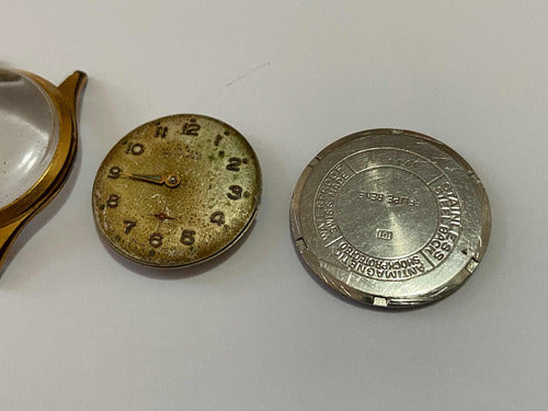 Peças Relógio Antigo Suiço Felipe Rene 17 Rubis Ancre