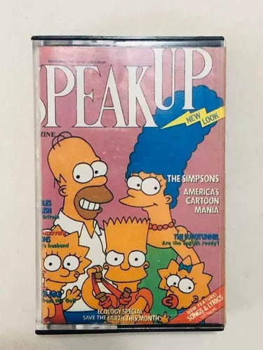 Fita Cassete Antiga Os Simpsons Speak Up