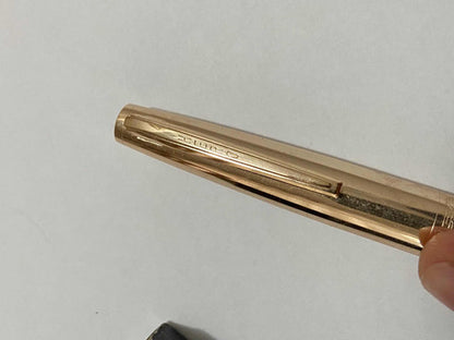 Conjunto Canetas Hero 330 Douradas Antigas C/ Estojo