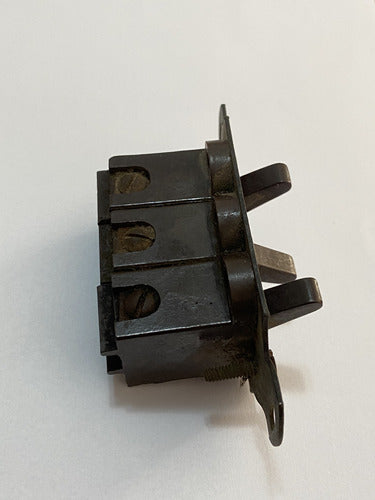 Antigo Interruptor Triplo Em Baquelite