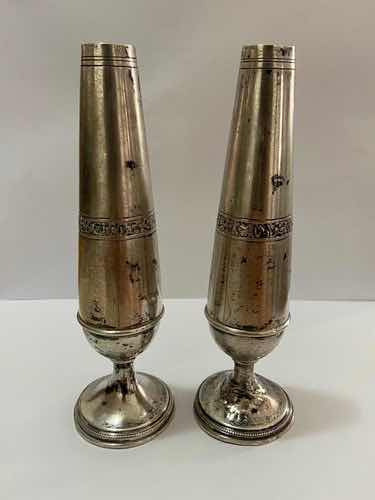 Vaso Antigo De Prata Com Marca