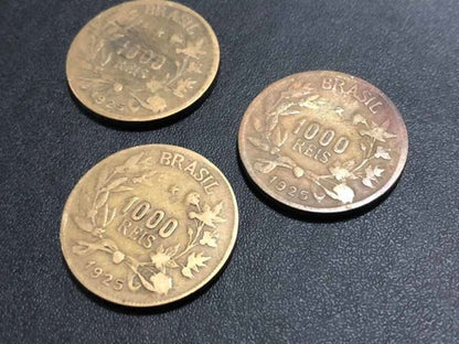 Moedas Antigas 1000 Réis 1925